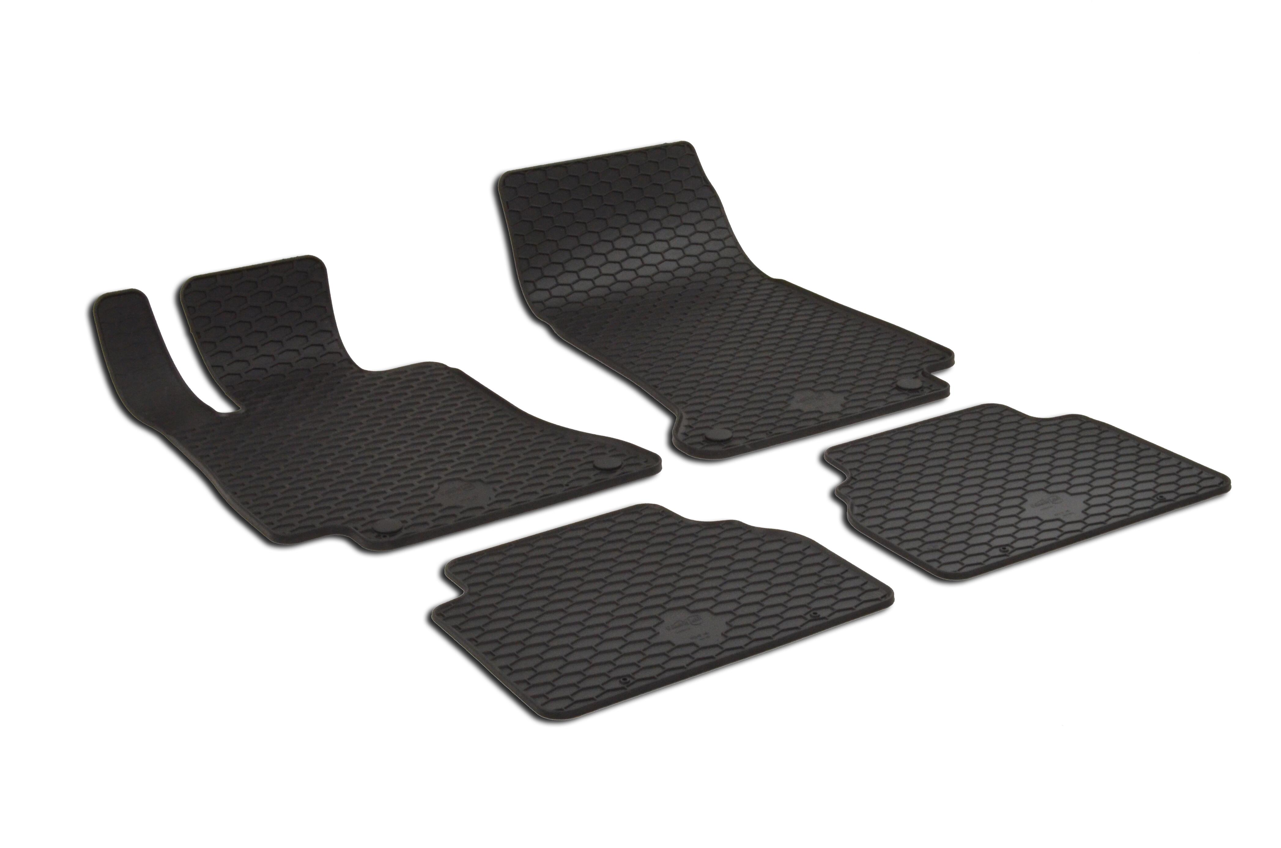 Mercedes Floor Mat Set - Front and Rear (All-Weather) (Black) 21368001069G33 - eEuro Preferred 221306